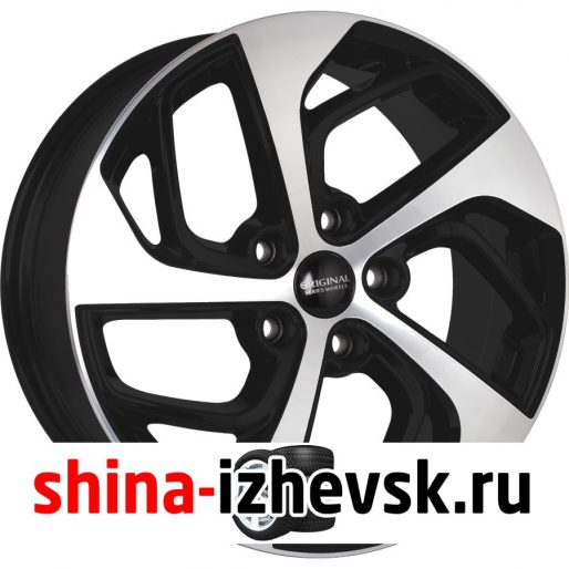 Колесный диск СКАД KL-275 Hyundai Tucson 7xR17 5×114.3 ET51 DIA67.1 черный матовый с полированным элементом в Ижевске